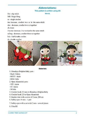 Ladybug Doll / biedronka lala CTW