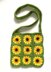 Sunflower Granny Square Tote Bag