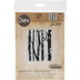 Sizzix Texture Fades A2 Embossing Folder - Birch Trees By Tim Holtz