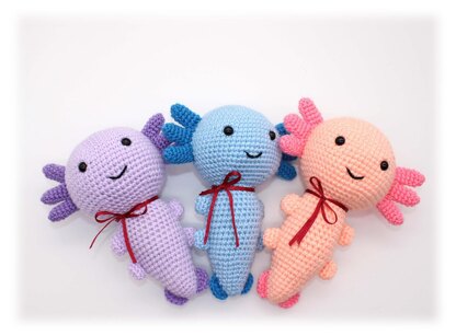 Baby Axolotl Crochet Pattern