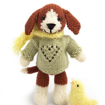 Puppy with a Pullover - knitting pattern