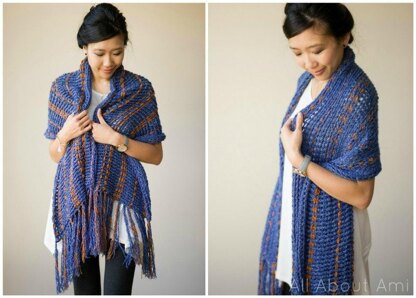 Two-Tone Scarf Wrap