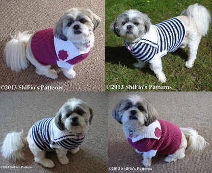 Crochet Pattern dog coats  #247