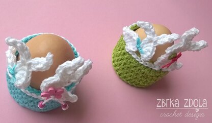 Egg cozy rabbit basket