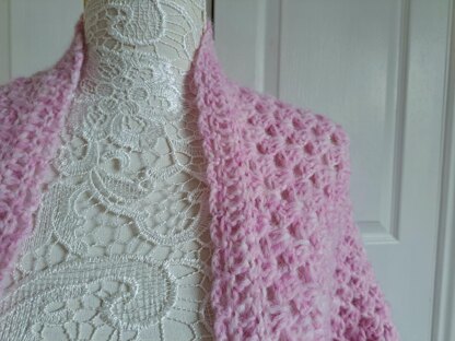 Crochet Rose Cocoon Cardigan Pattern