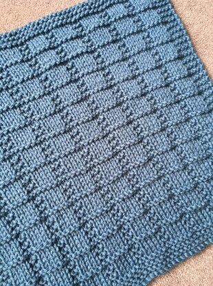 Quadrille baby blanket