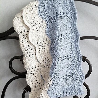 Iris - fern lace loop scarf