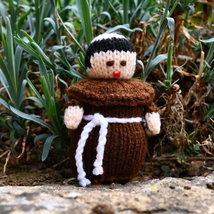 Medieval Monk Doll Knitting Pattern - Toy Knitting Pattern
