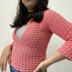 Messy mesh top vest crochet pattern