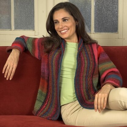 Plymouth Yarn 2514 Swagger Cardigan PDF