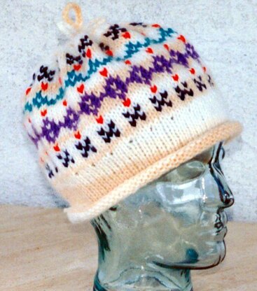 Easy Fair Isle Hat