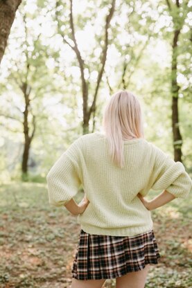 Forest Waffle Pullover