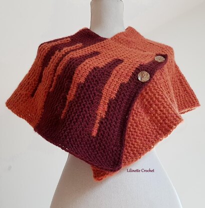 Spikle Cape / Cowl / Shoulder wrap