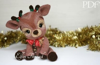 Ritva, the Christmas Reindeer Amigurumi