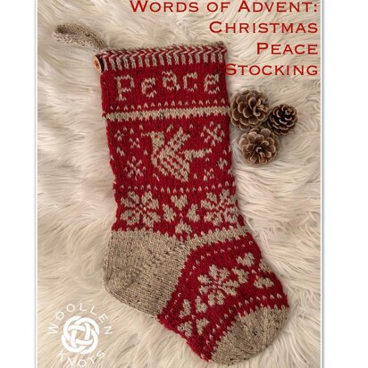 Christmas Peace Stocking