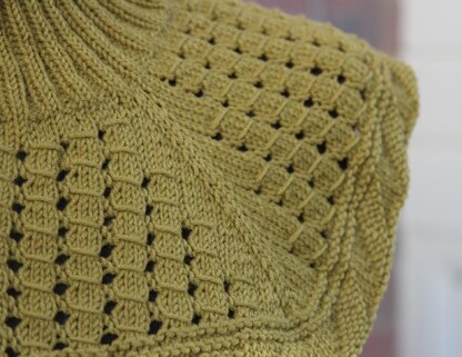 Green Lace Neck Warmer