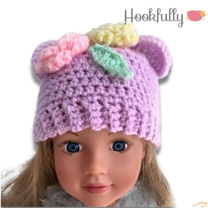 Cutie bear doll hat