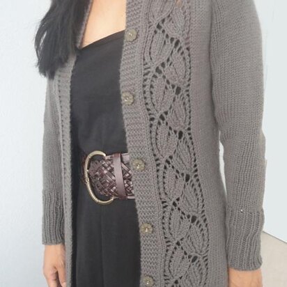 #153 Simply SweaterBabe Top-Down Cardigan