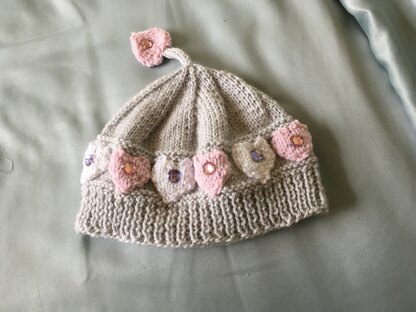 Baby’s jewelled hat