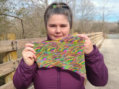 Colorful Scales Cowl