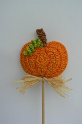 A pumpkin decoration