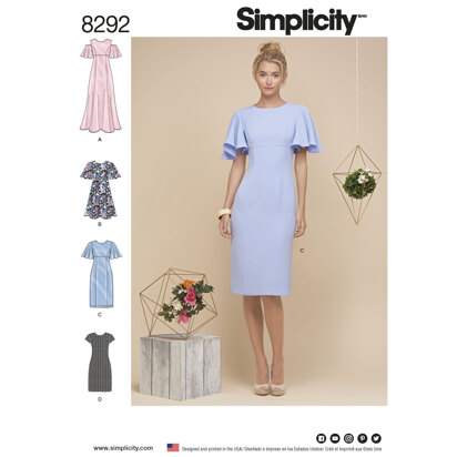 Simplicity Pattern 8292 Women's Dresses 8292 - Sewing Pattern