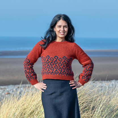 Ocean Surface Sweater in The Fibre Co. Cumbria - Downloadable PDF