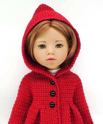 GOTZ/DaF 18" Doll Pixie Hood Jacket