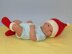 Just For Preemies - Premature Baby Santa Beanie and Booties Set