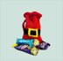 Santa belt chocolate gift bags