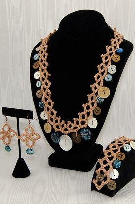 Faux Tatted Jewelry Set