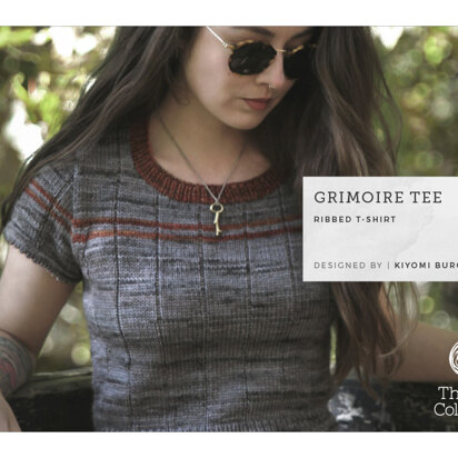 Grimoire Tee by Kiyomi Burgin - Knitting Pattern For Women in The Yarn Collective