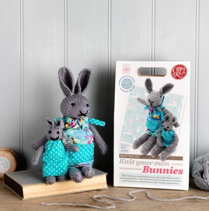 Crafty Kit Co Knit Your Own Bunnies Kit