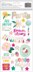 American Crafts And Many More Thickers Stickers 42/Pkg - Party Time Phrase/Foam & Chipboard