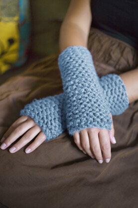 Learn to Knit Cuff in Lion Brand Wool-Ease Thick & Quick - 90239B