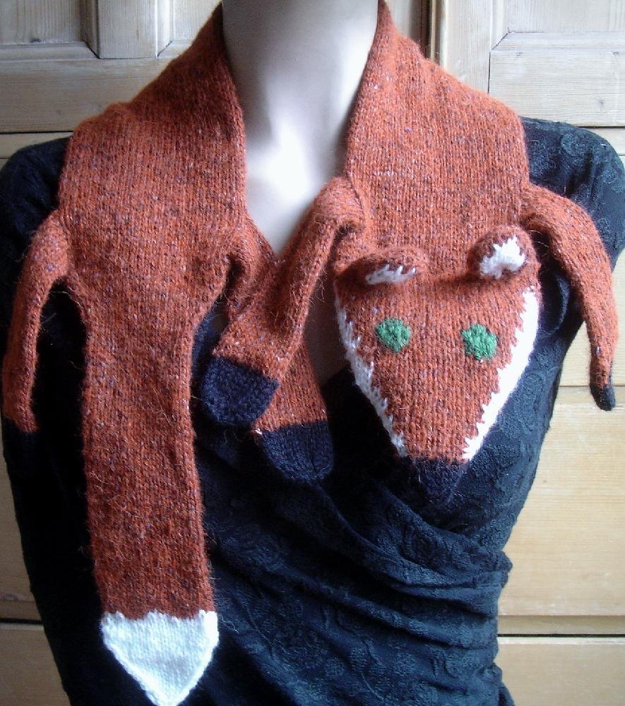 Fox Scarf Pattern Fox Scarf Sewing Pattern – Snuggle Puppy Applique