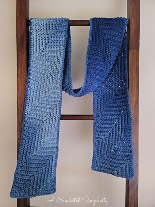 Diagonal Ripple Scarf