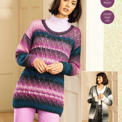 Cardigan and Jumper in Stylecraft Cabaret - 9783 - Downloadable PDF