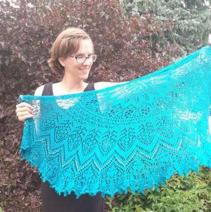 Garden of Dreams shawl