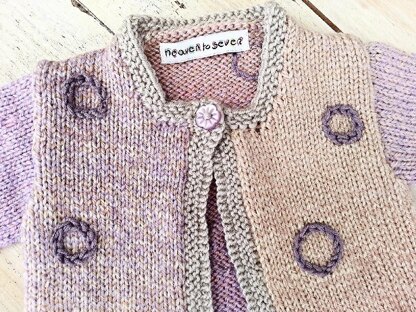 Single Button Girl's Cardigan