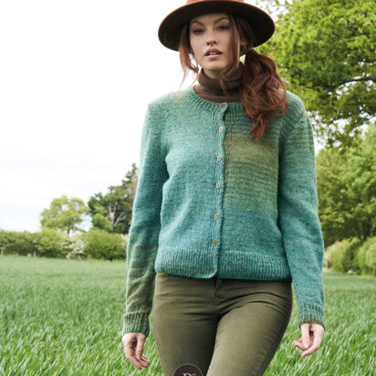 Abbey Cardigan in Rowan Felted Tweed Colour - Downloadable PDF