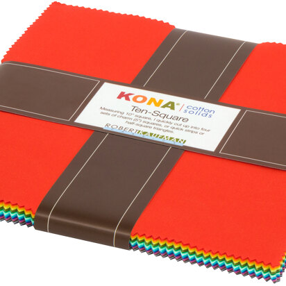 Robert Kaufman Kona Cotton Solids 10in Squares - TEN-764-42