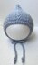 Pattern: Knitted baby pixie bonnet lace toddler hat for baby