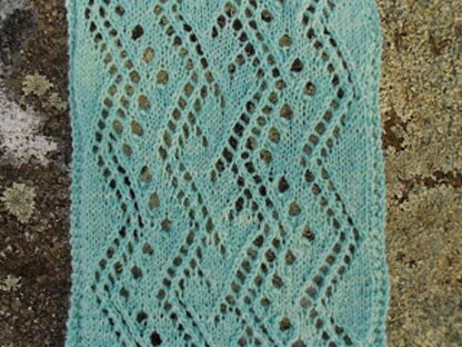 Rivers of Ice Lace Scarf