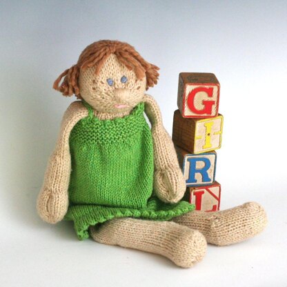 G is for Girl (a soft doll)