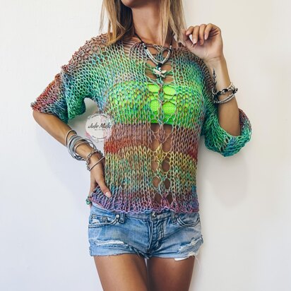 Women’s mesh summer sweater