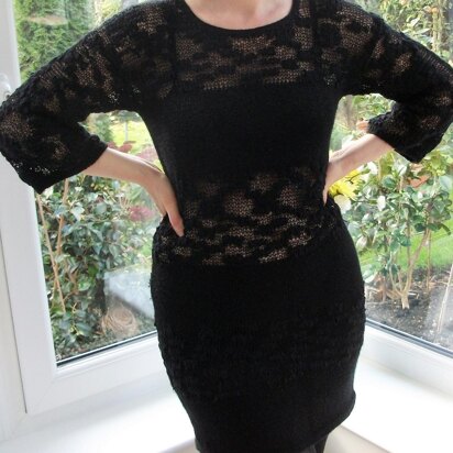 Midnight Stripe - knitting pattern