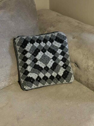 Granny Square Pillow