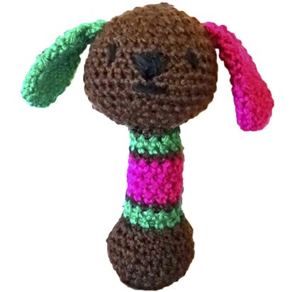 Amigurumi Häkelanleitung für die Babyrassel Bello ♥