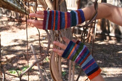 Cheerful Fingerless Gloves